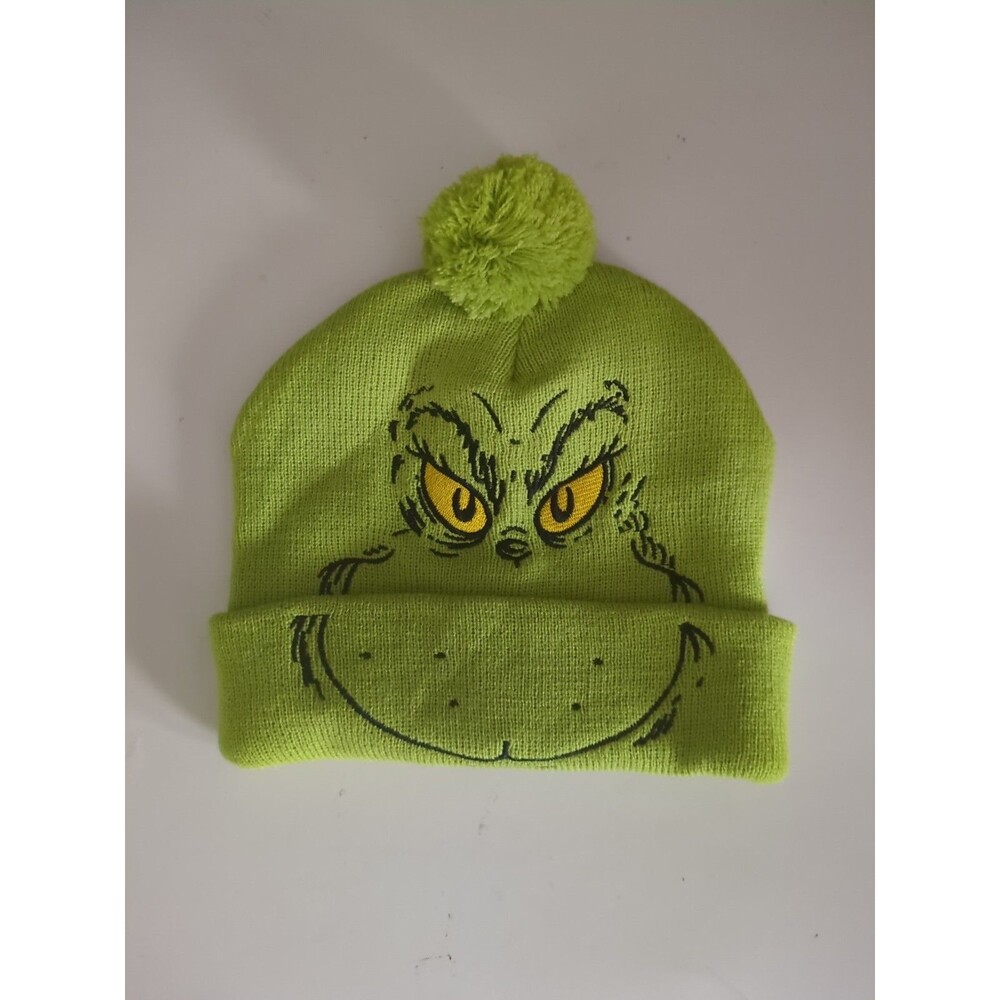 How The Grinch Stole Christmas Dr. Seuss Cartoon  Grinch Beanie Hat Unisex